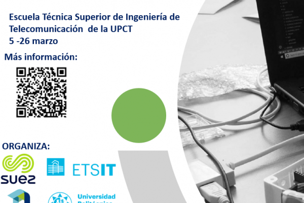 Hackathon ALLWIZE Cartagena 2021 Escuela Técnica Superior de Ingeniería de Telecomunicación de la UPCT. 5 - 26 de marzo. Imagen cuadrada.