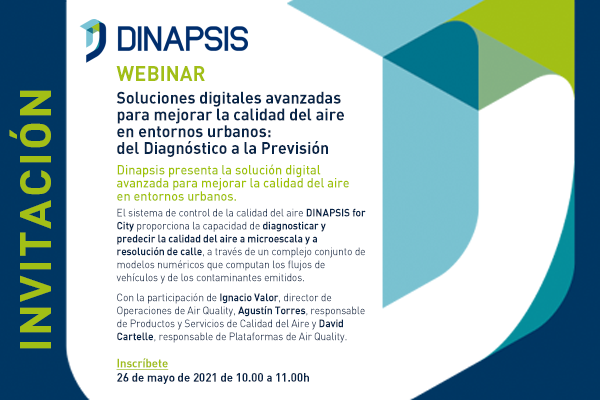 Webinar Dinapsis Soluciones digitales mejorar calidad del aire en entornos urbanos